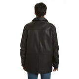 Men's Lamb Leather Car Coat