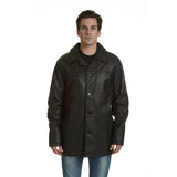 Men's Lamb Leather Car Coat