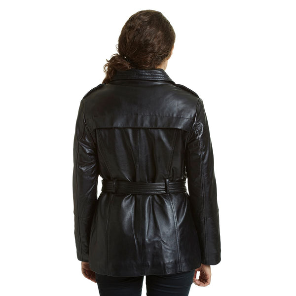 Women's Leather Coat