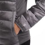 Women's Hybrid Hooded Puffer Coat